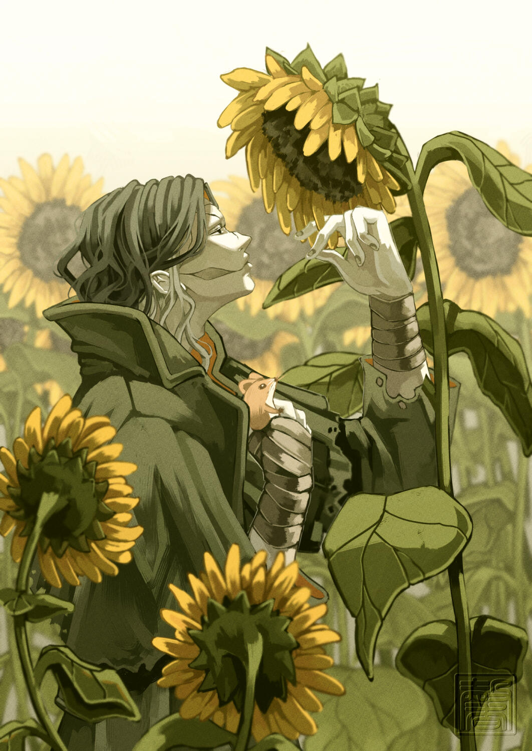 The Sun is Life - Illustration inspired by Guillermo del Toro's adaption of Frankenstein