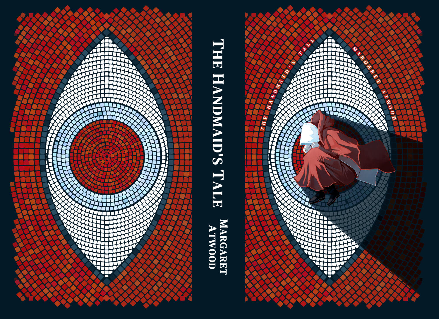 Cover art made for my rebind of The Handmaid's Tale by Margaret Atwood